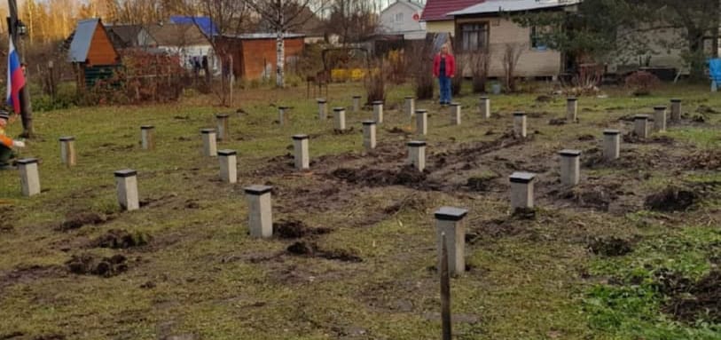 Фундамент на забивных ЖБ сваях