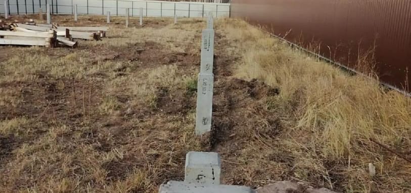 Фундамент на забивных ЖБ сваях